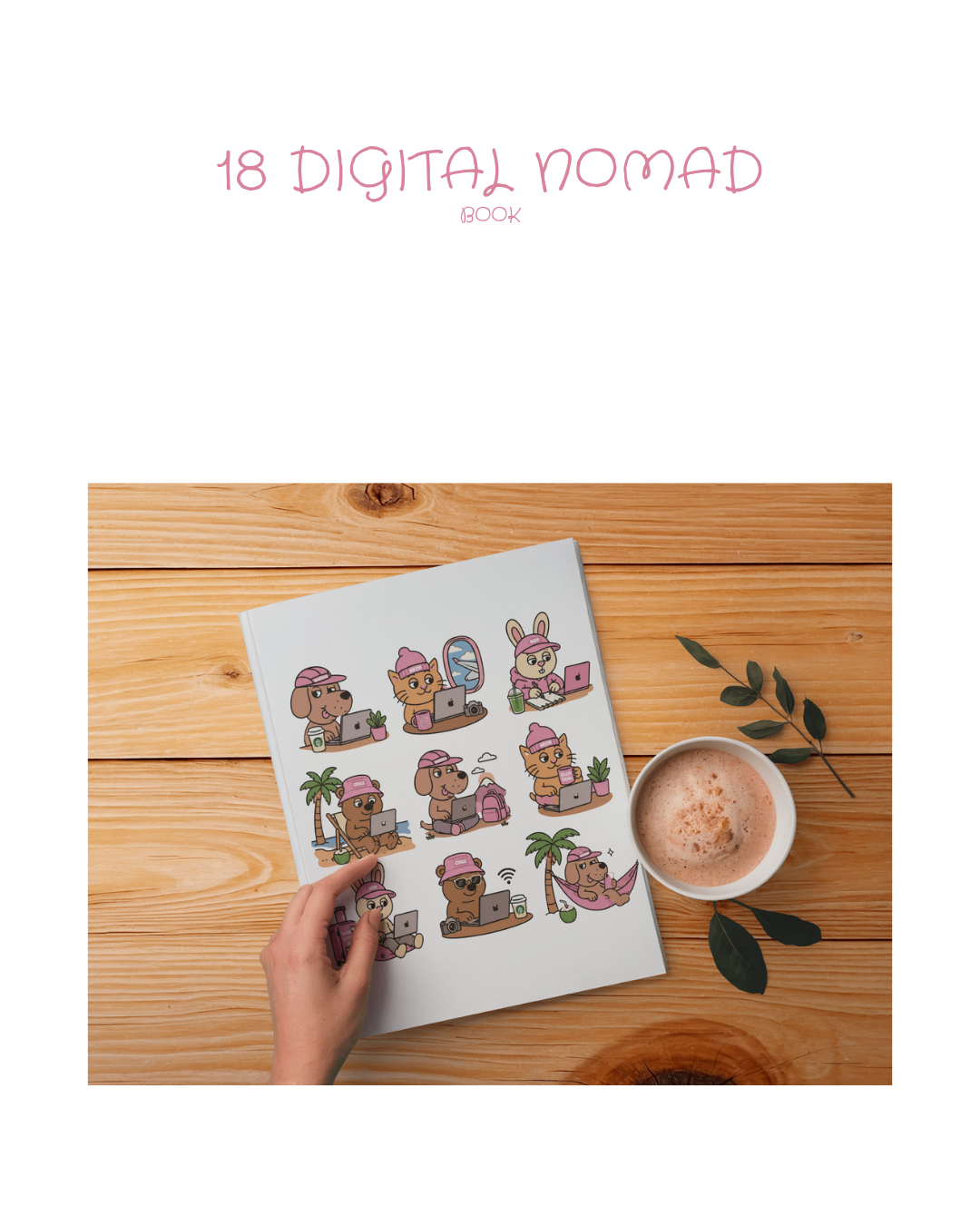 Conjunto 18 Animais Nómadas Digitais – PNG Download Digital