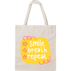 Tote Bag Personalizada com Frase | Coleção Estilo de Vida em Algodão Natural com Impressão DTF