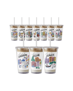 Conjunto PNG de Cidades Europeias Design Vintage para T Shirt 300 DPI Fundo Transparente Download Digital DTF DTG Sublimação Conjunto com 10 PNG de Cidades