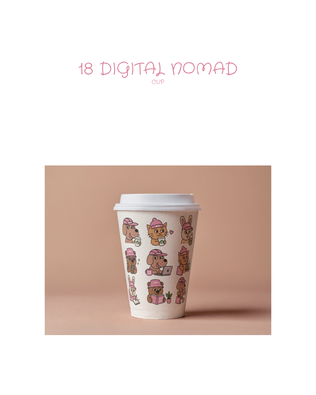 Conjunto 18 Animais Nómadas Digitais – PNG Download Digital