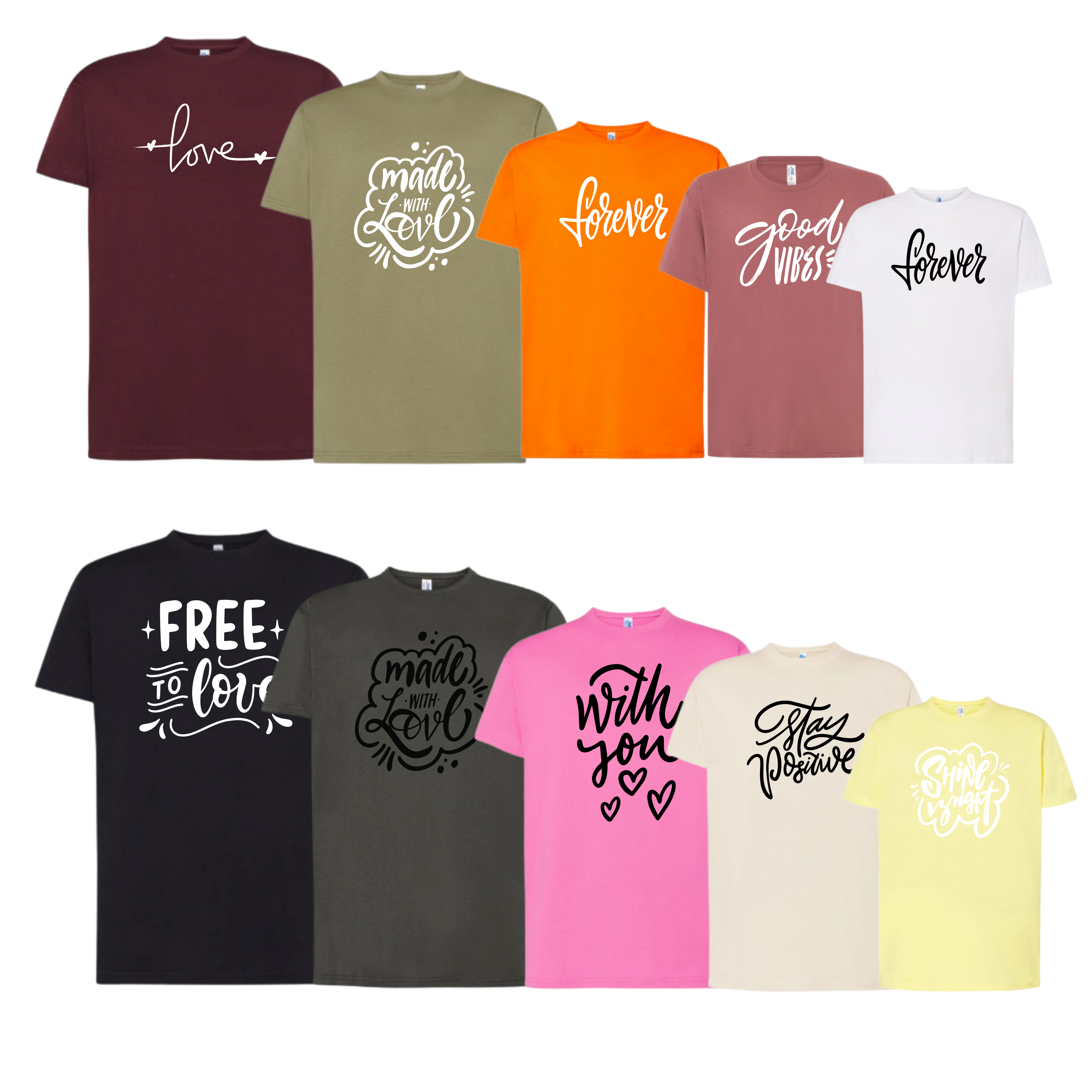 T-Shirt personalizada – impressão DTF de alta qualidade