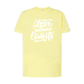 T-Shirt personalizada – opções de cor e frase disponíveis