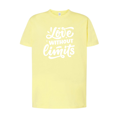 T-Shirt personalizada – opções de cor e frase disponíveis